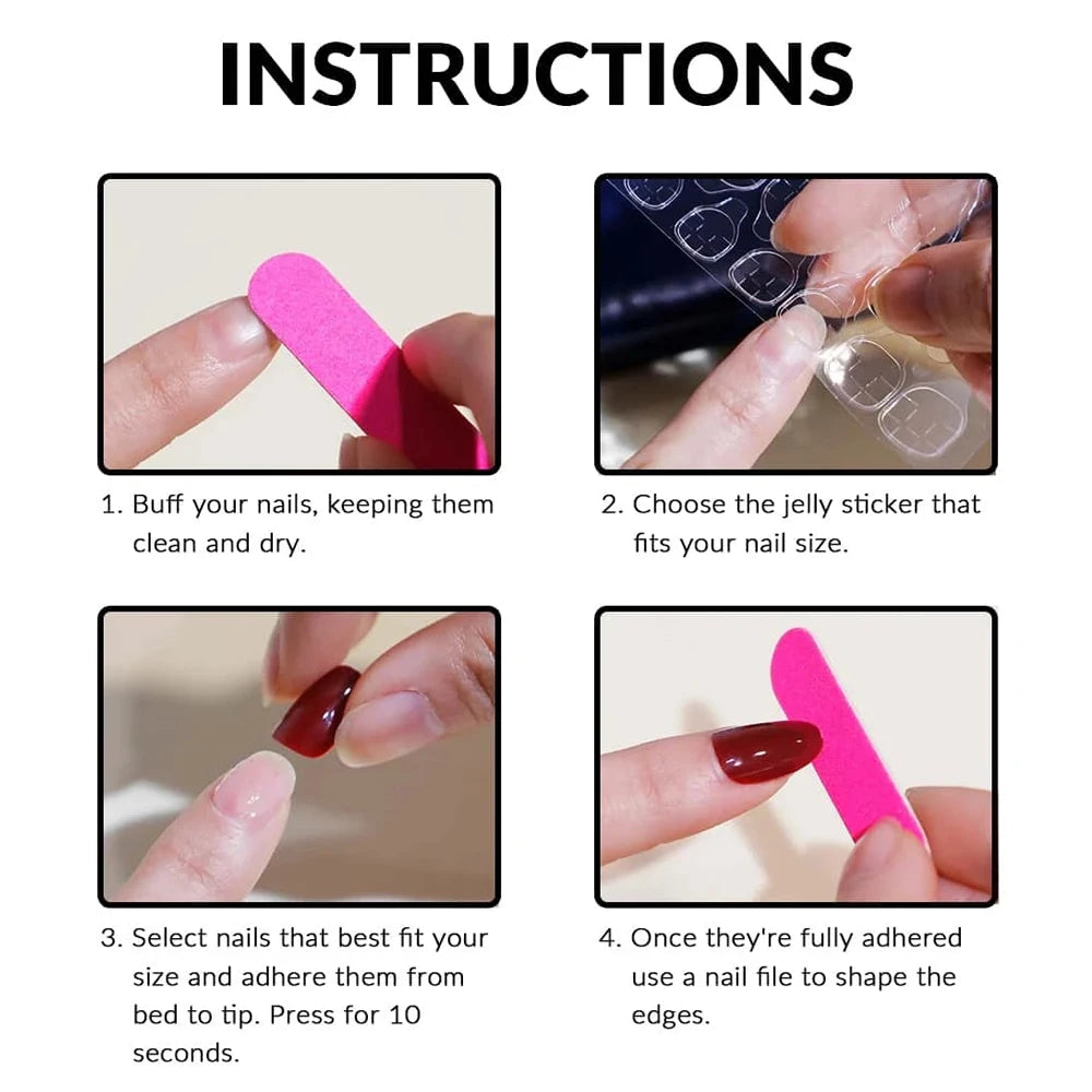 24Pcs Press on Nails Short Square White Press on Nails Solid Color Sweet French Tip Press on Nails Cute Nail